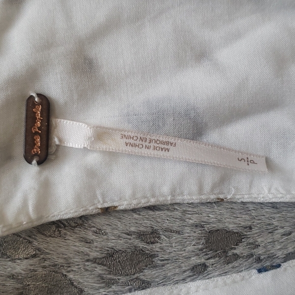 Free People Two Faces Mini Smocked Dress SzS NWOT - Picture 7 of 12